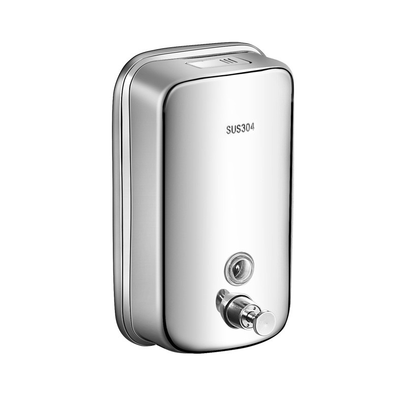 304 acero inoxidable jabón de baño tipo pared de presión hotel desinfectante de manos dispensador de gel de baño doméstico