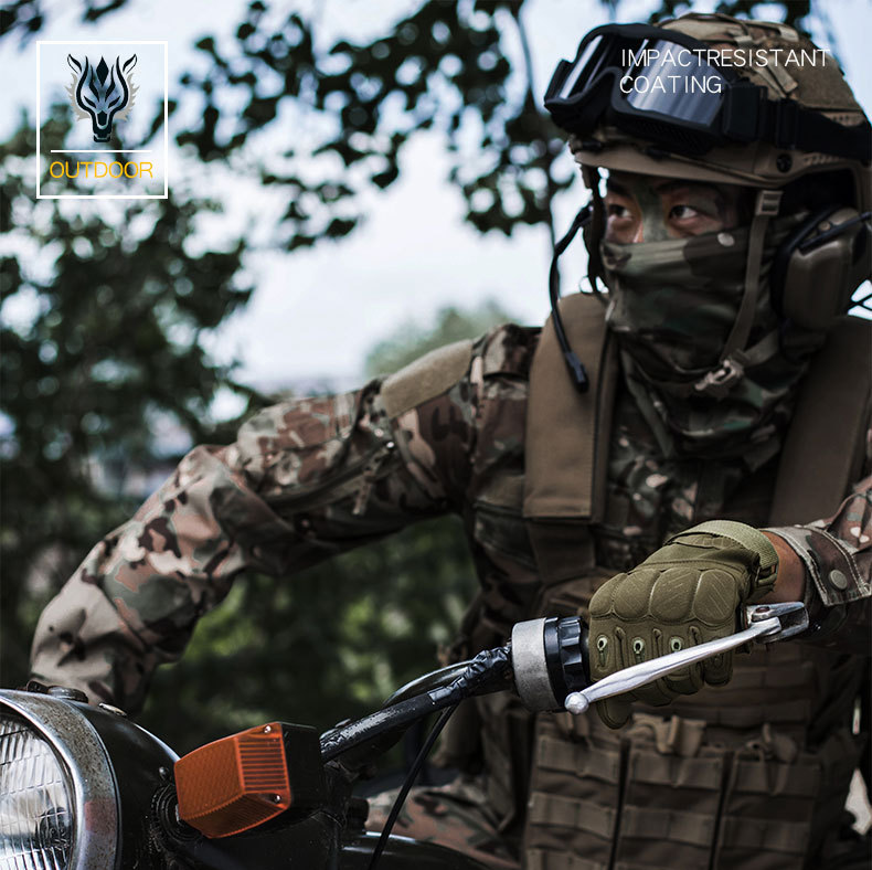  法米姿 手套男Z190户外全指战术防护运动训练特种兵军迷骑行手套