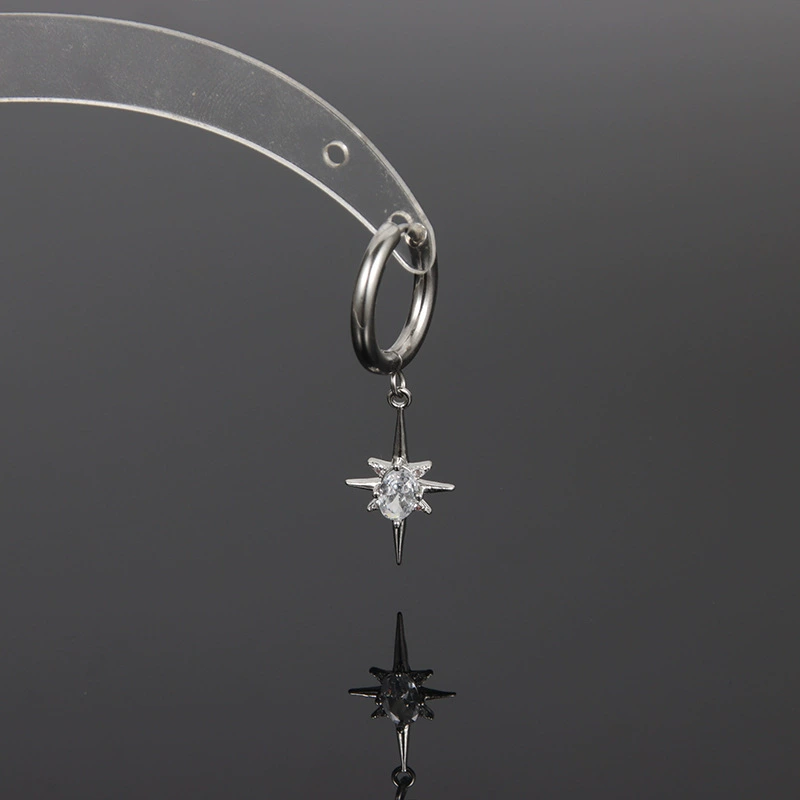 Brand earrings stainless steel