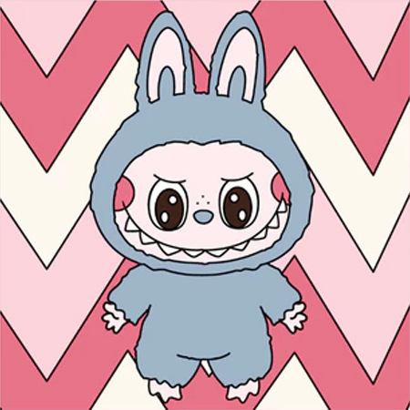 新しい漫画デジタル油絵DIY塗り絵ラブブサンリオ手作り塗り絵装飾画卸売|undefined