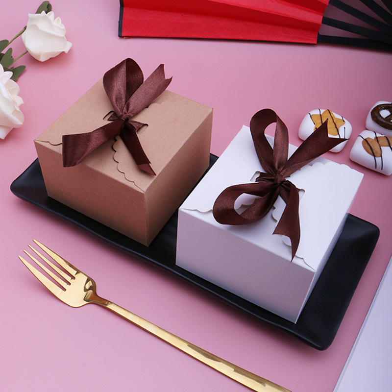 牛皮雪媚娘正方形包装迷你S西点月饼蛋黄酥糖果盒饼干蛋糕礼盒卷