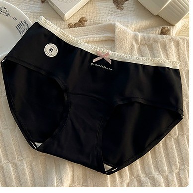 Pantalones de algodón personalizadas de 60 años 7A antibacterianas de algodón alargado entrepierna de mujer Pantalones de algodón de mujer Pantalones de cintura media de mujer image 1