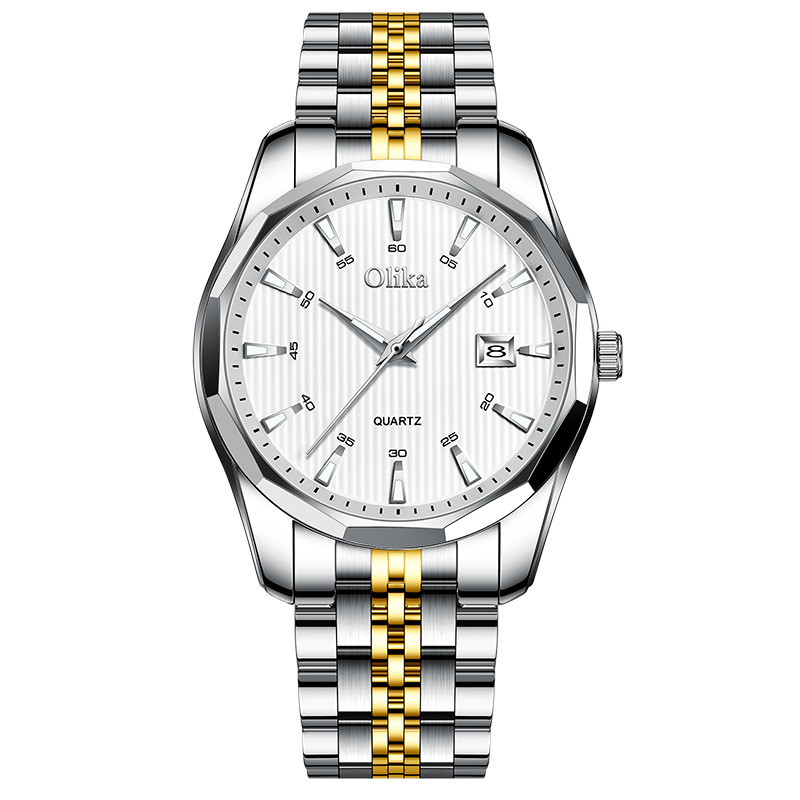 (Cross-border trading), waterproof men's watch, universal steel belt, quartz watches, fully automatic 2