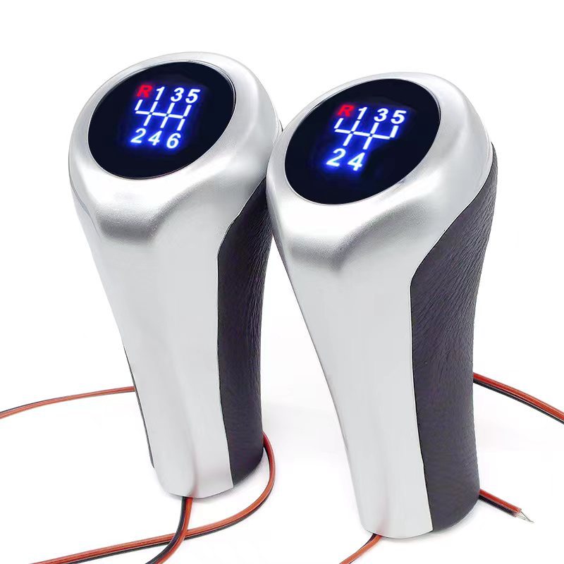 Suitable for BMW with light shift lever gear head E46E36E90 shift gear lever gear lever handball accessories