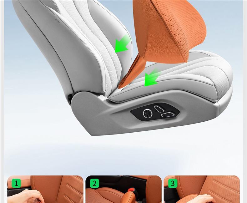 Suitable for AITO M6, same style as the mall's lumbar support, headrest, neck support, and waist support, car interior accessories, must-buy parts for new car modification