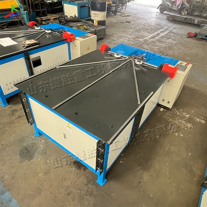 Máquina de brida horizontal barril redondo de acero inoxidable pieza de trabajo rollo fuera de equipo barbacoa placa colector de aire que forma la máquina