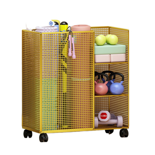 Yoga Mat Storage Basket Fitness Equipment Organizer Sports Gear Storage Basket Home Use Portable Rolling