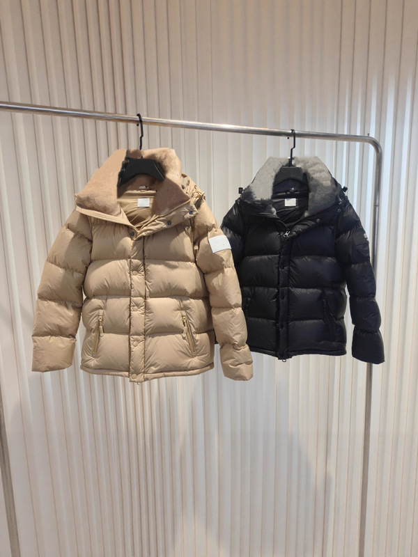 毒家版本南油高货巴家B家25新版脱袖一代黑红格纹男女连帽羽绒服|undefined