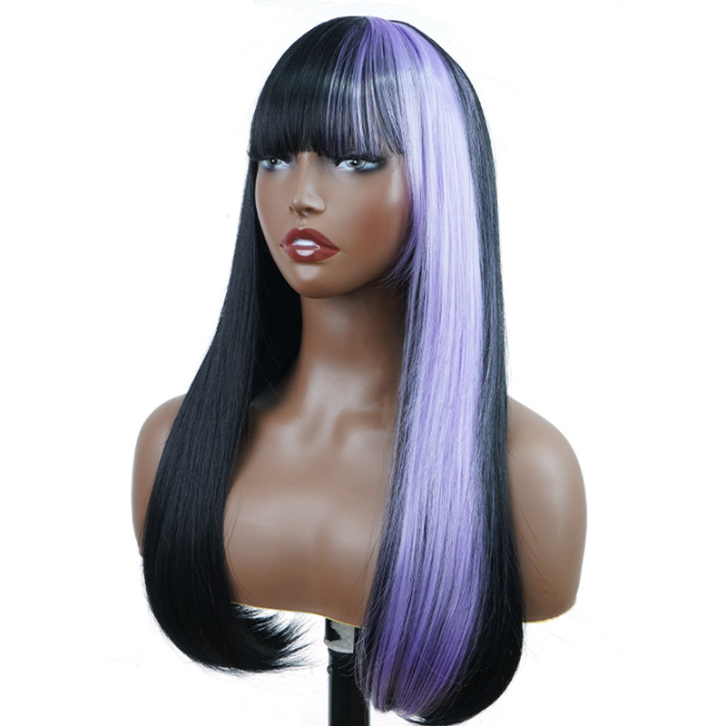 Syntetisk peruk med hela huvudet, festflicka_voghion.com