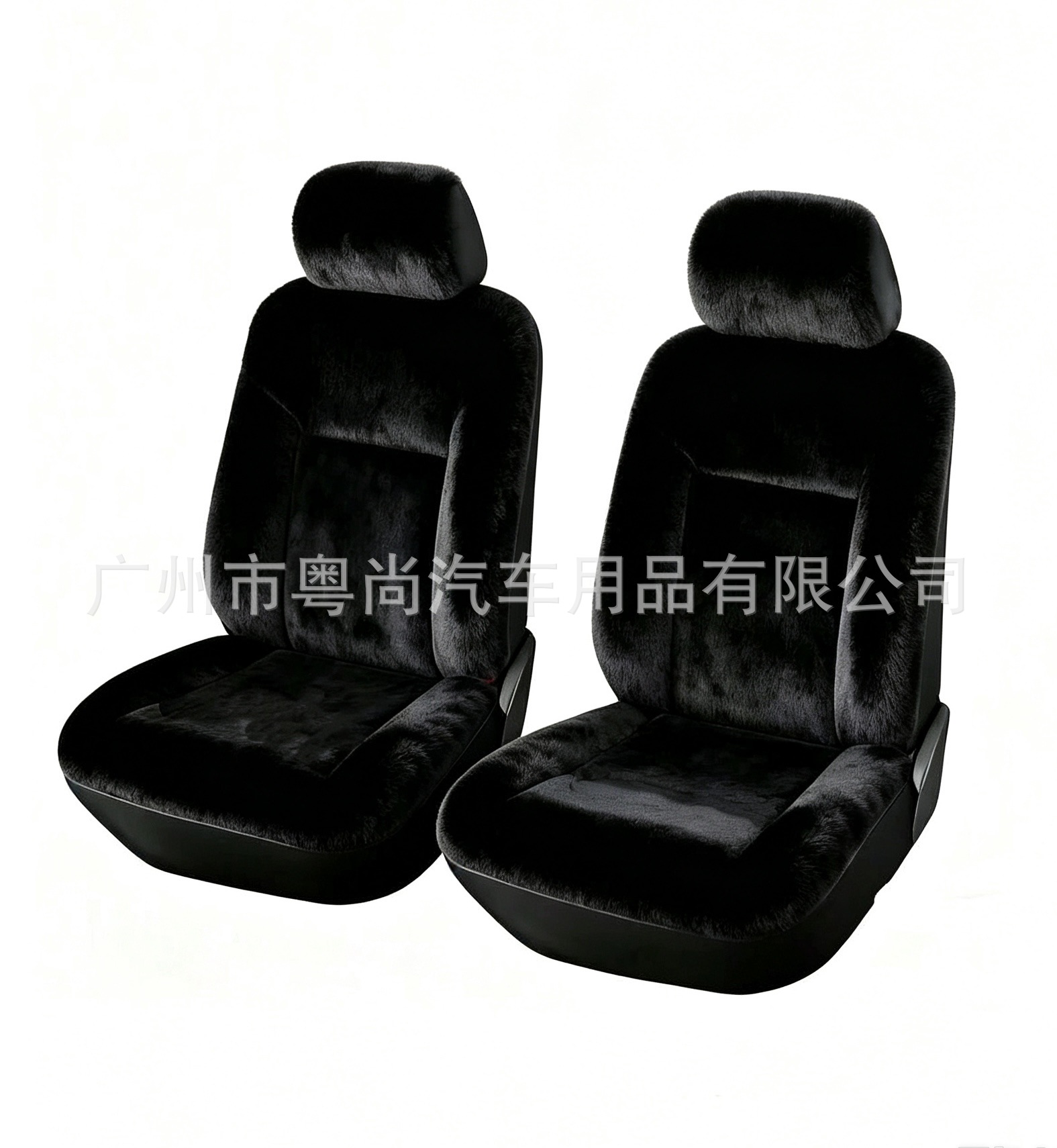 New winter cross-border bestseller, solid color plush 5-seater universal car seat cover, hot-selling on Amazon and Temu