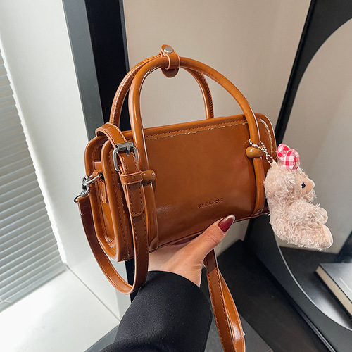 Texture Retro Handbag Women's Bag 2024 Autumn New Fashion Casual Versatile Pillow Bag Single Shoulder Crossbody Bag