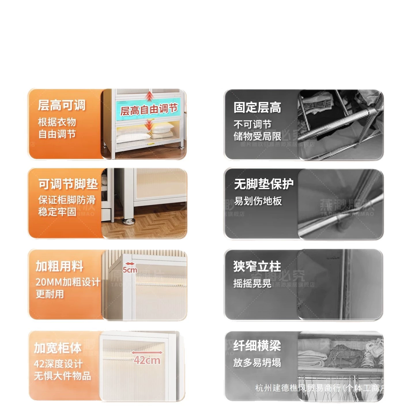 Simple children's storage system for home use, overall