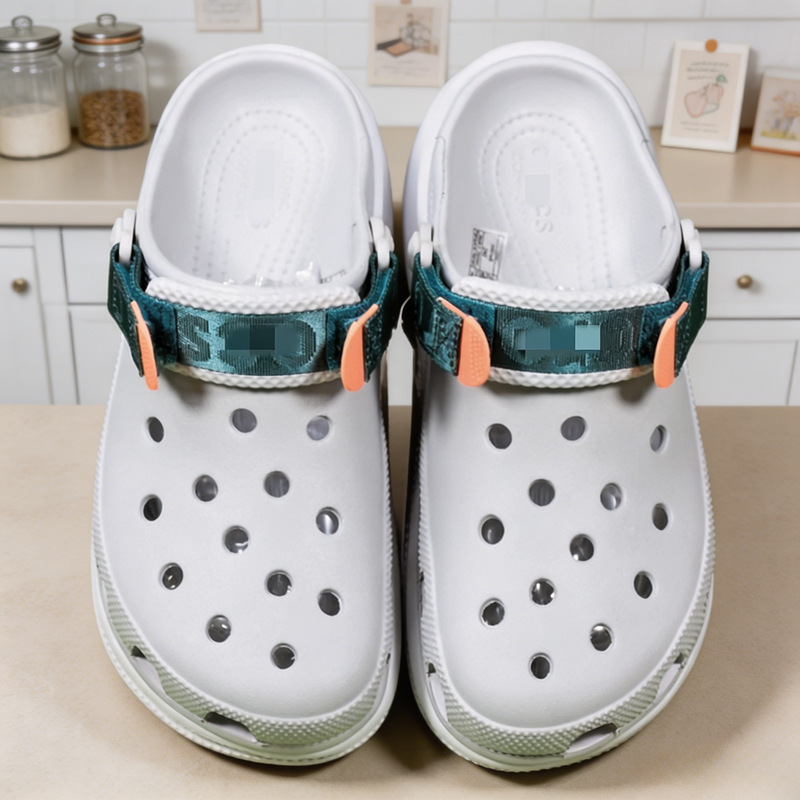 2026 New Model Kajia Dynamic Puff Color-Block High-Heeled Clogs Spring and Summer Women's Shoes Beach Men's Shoes Cros 2026 New Model Kajia Dynamic Puff Color-Block High-Heeled Clogs Spring and Summer Women's Shoes Beach Men's Shoes Cros