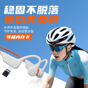 G1 Bluetooth Headphones Are Not In-Ear, Can Be Inserted with a Card, Suitable for Running and Sports, Ear-Hook Style Air Bone Conduction Bluetooth Headphones Wholesale