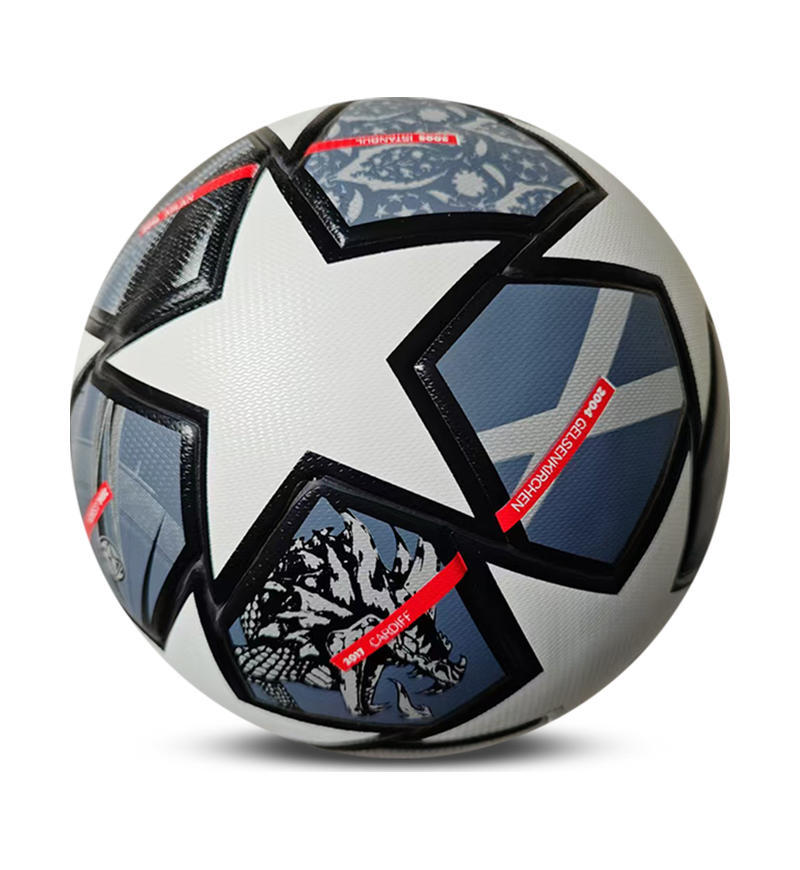 2122 챔피언스 리그 흰색과 검정색 5번 공