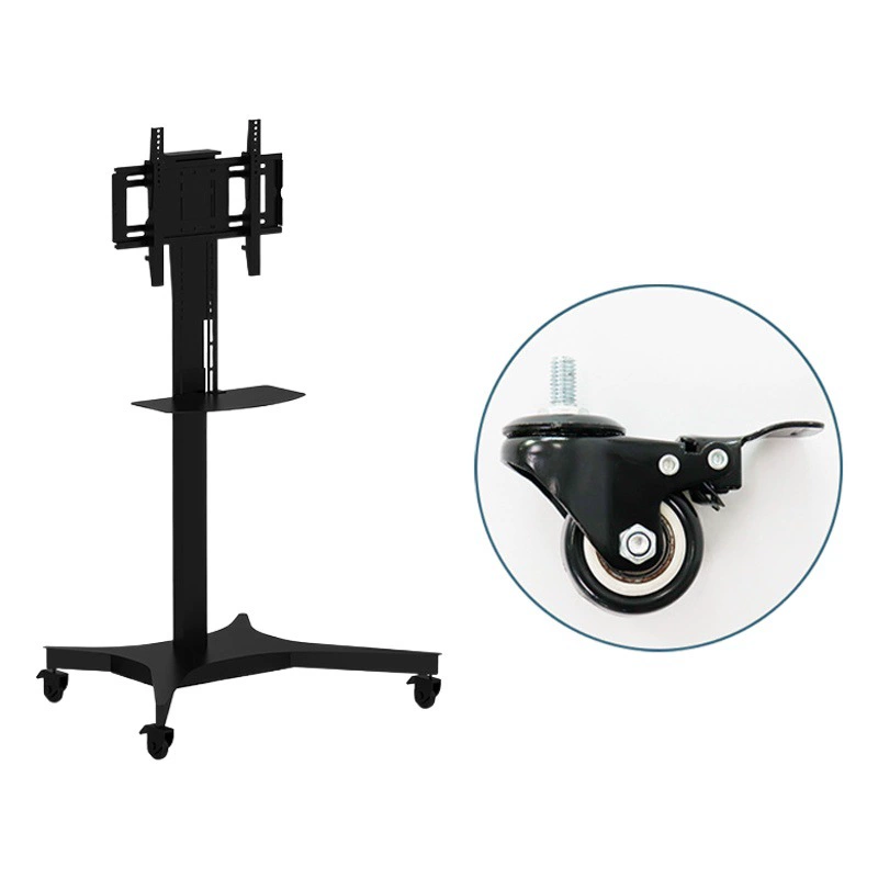 Мобильный телевизор Электрический пульт дистанционного управления напоенная тележка Smart Office 360 ° Вращающийся подъемный телевизор кронштейн