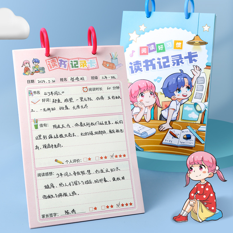 Reading record card