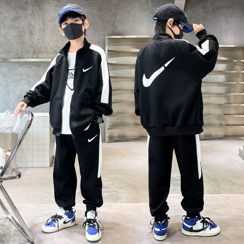 Children's autumn summer clothing, sports set for boys, for teenagers