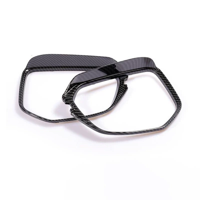 Other Automotive Exterior Supplies: Civic Handle Fuel Tank Cover - rearview-mirror-rain-shield-carbon-fiber-pattern
