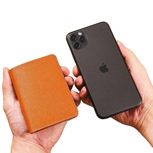 Unisex Short Wallet Soft Leather Anti-theft Scratch Proof Anti-magnetic Durable Small Slim Simple Card Holder Wallet