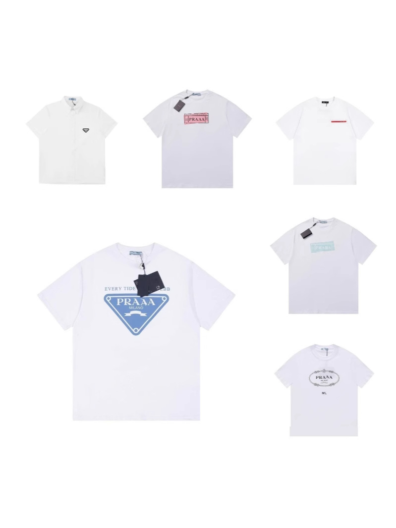 Pula's Short-Sleeve T-Shirt Series Features a Collection of Metal Triangle Logos, Luxurious and Trendy Unisex T-Shirts, Exclusively Available for Cross-Border Sales