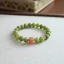 花酿山水天然粉色手链