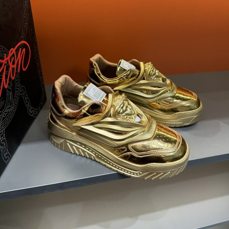 美杜莎男鞋欧洲站跨境潮牌真皮休闲高端运动鞋 欧货瓦萨琪板鞋老