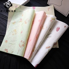 立体花びらトンパ紙防水増粘花束包装紙テクスチャ花パッケージフラワーペーパーフラワーショップ特殊素材