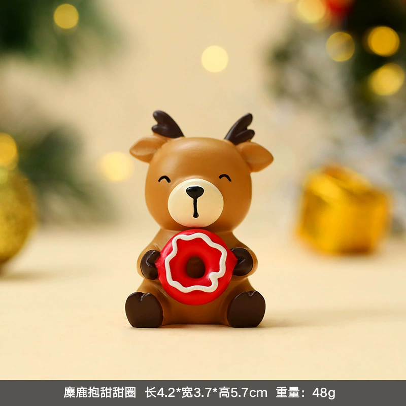 Рождественские столовые украшения ручной работы, assorted festive figurines (разные дизайны), легковесные 0.5 кг