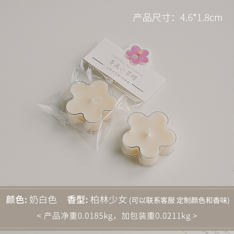 Flor Té Cera Blanco Láctea (Aroma: Berlin Girl)