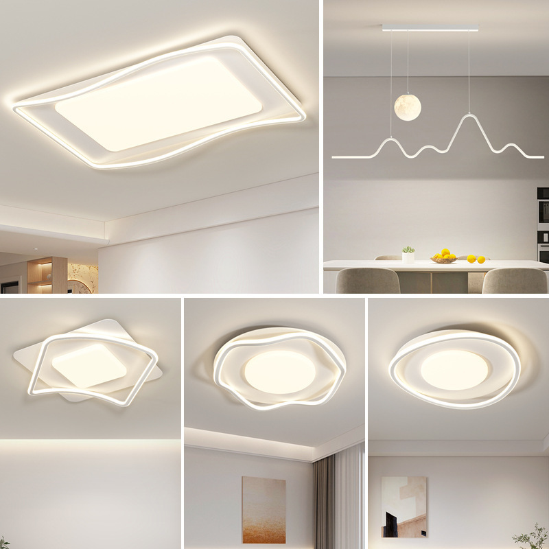 2025 Full Spectrum Ceiling Light for Living Room, Modern Simple and Elegant Zhongshan Lighting, Whole House Combination Set Clearance Sale 2025 Full Spectrum Ceiling Light for Living Room, Modern Simple and Elegant Zhongshan Lighting, Whole House Combination Set Clearance Sale