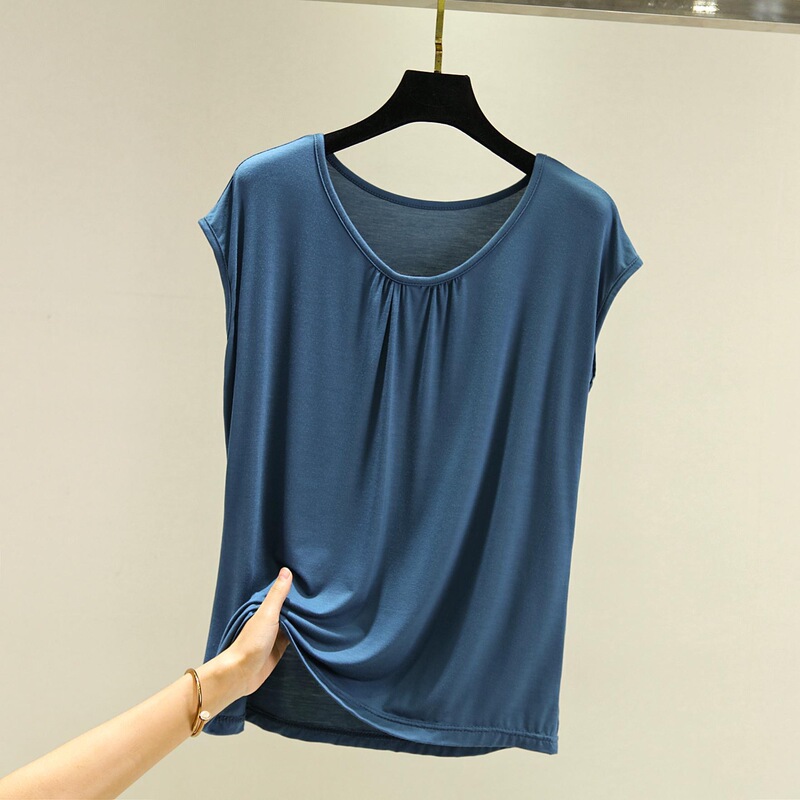 Summer New Pink Vest for Women, Versatile Sleeveless Slim Casual Outer Wear Suspender Slimming Bottoming Shirt Solid Color Top Summer New Pink Vest for Women, Versatile Sleeveless Slim Casual Outer Wear Suspender Slimming Bottoming Shirt Solid Color Top
