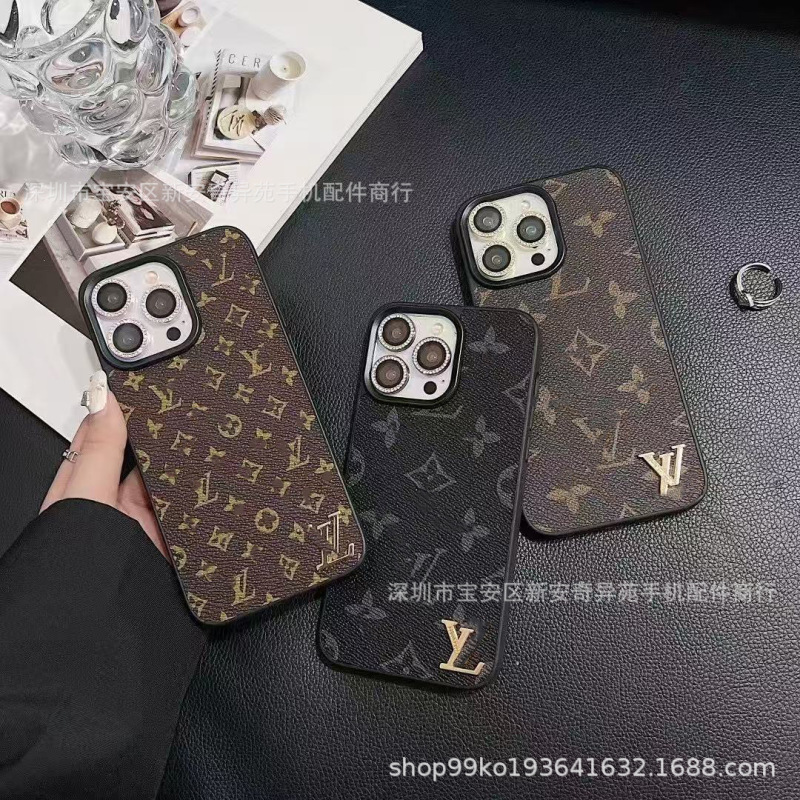 高级感轻奢保护壳金标潮牌适用iPhone17Pro max 防摔苹果16手机壳|undefined