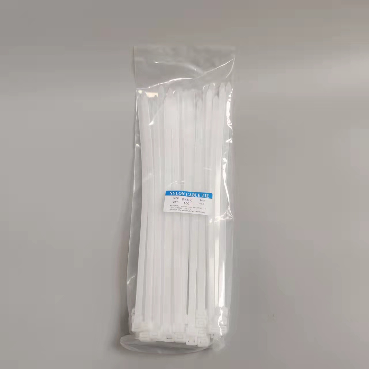 出口扎带4.8*300尼龙扎带 彩色扎带 外贸束线带 5*300扎线带nylon