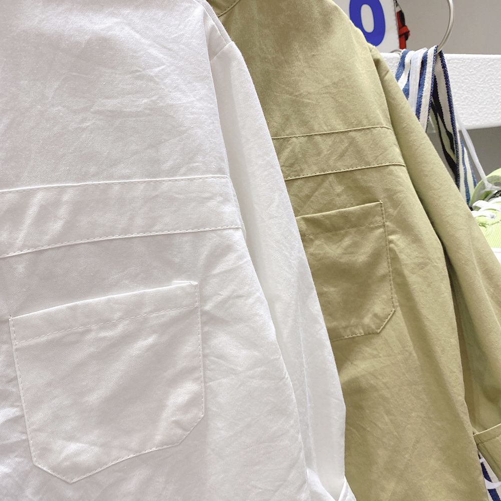 Ropa para niños Camisa de manga larga para niños 2023 otoño nueva camisa de color sólido para niños medianos y grandes camisa de estilo coreano para niños primavera y otoño moda