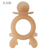 Children's silica gel soft teether, two-color toy, teething