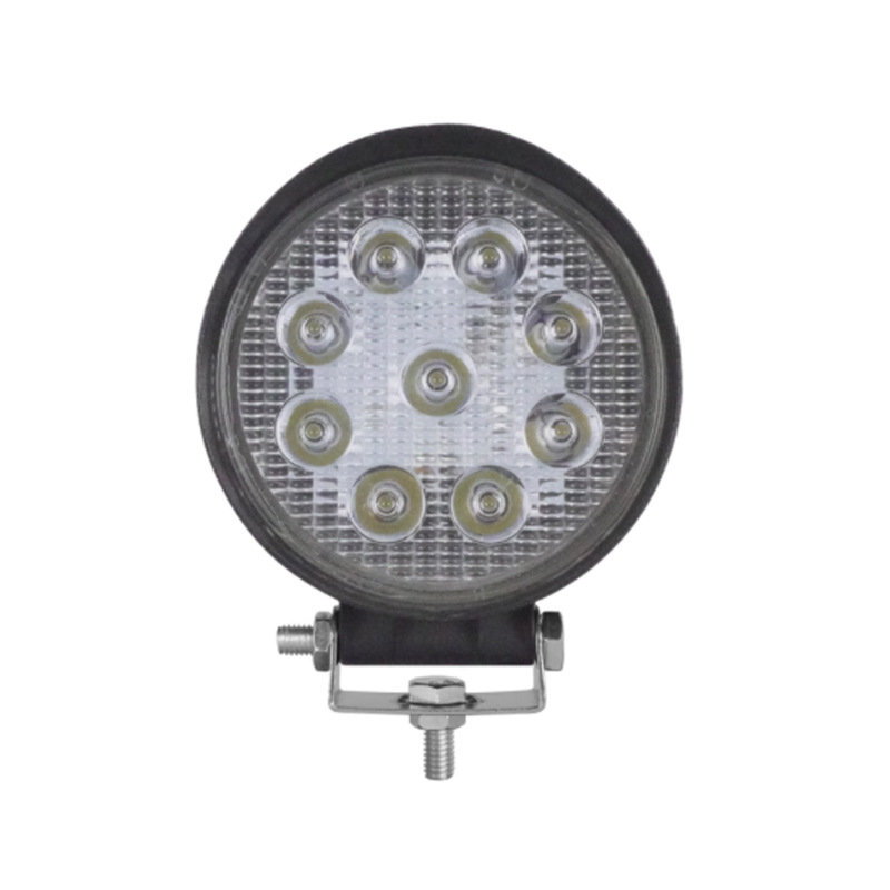 Carcasa redonda de 4 pulgadas para luz de trabajo LED para automóvil, carcasa para luz de montacargas, accesorios para carcasa de luz de automóvil, carcasa de luz de automóvil de fundición a presión.