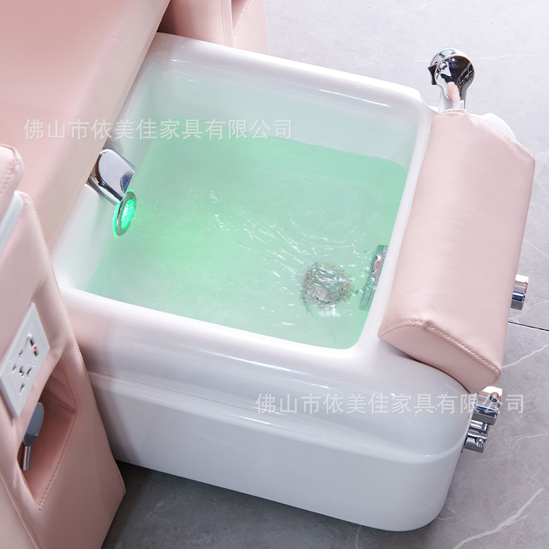 Sillón de manicura, sillón para pedicura, tatuaje eléctrico de cejas, extensión de pestañas, cuidado de pies, bañera multifuncional todo en uno para pies, terapia de masaje eléctrico para pies.