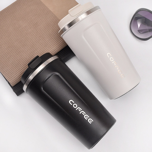 New 304 stainless steel thermos cup double-layer car portable coffee cup men's and women's business accompanying car cup wholesale