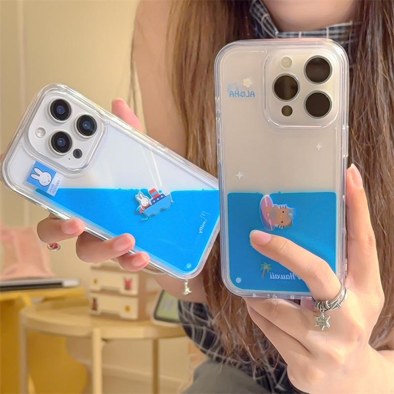 Cartoon Quicksand Navigator Kt Cat Iphone14/13 Suitable for Apple 17/16/15Promax Mobile Phone Case