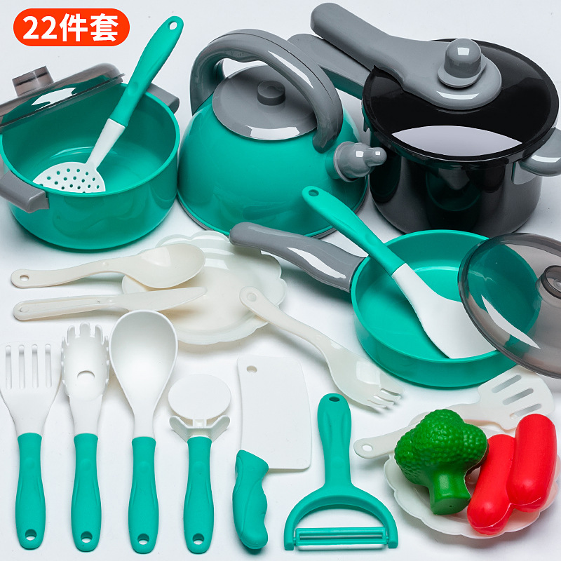 "녹색 농축" 주방 22 세트의 과일과 채소 무작위