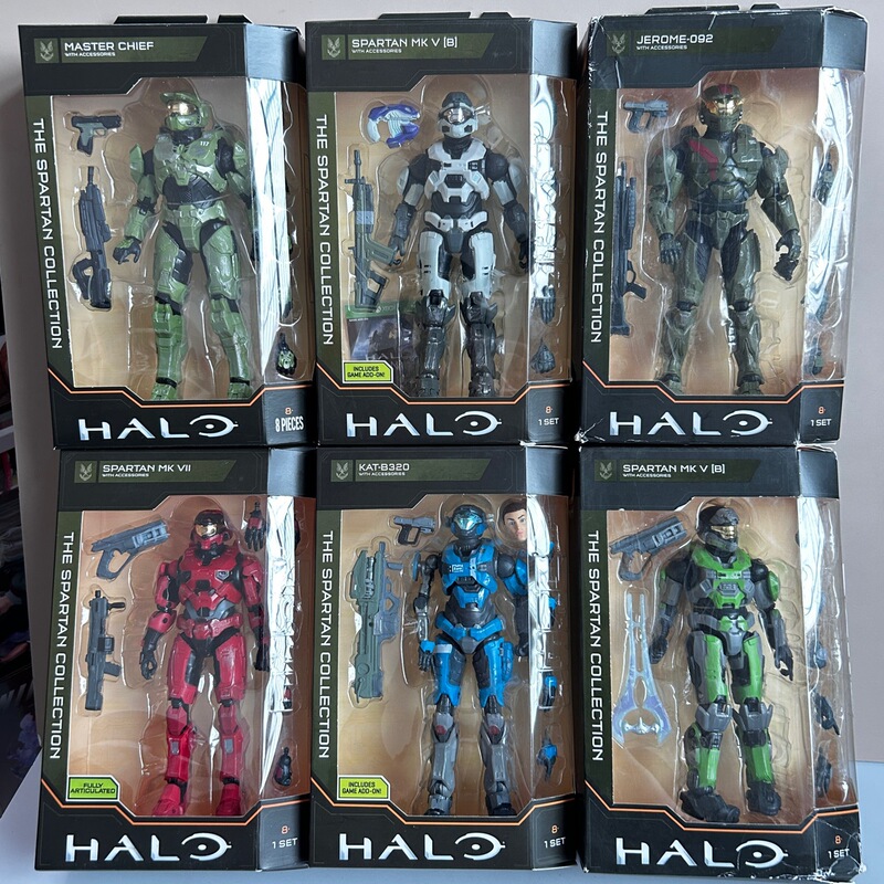 Anime Halo Halo Thousand Value Infinite Master Chief Mk-6 Action Figure Toy Model Gift Anime Halo Halo Thousand Value Infinite Master Chief Mk-6 Action Figure Toy Model Gift