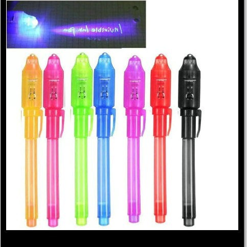 Halo pluma productos electrónicos UV pluma diversión inteligencia privada oculta magia palo pluma anti-falsificación pluma