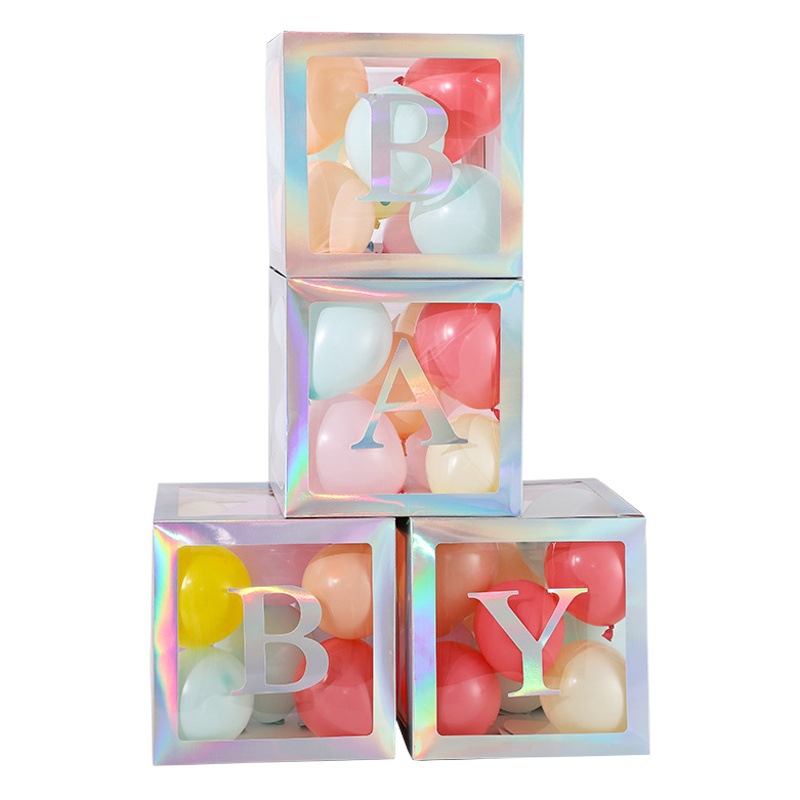 Cumpleaños decoración amor sorpresa caja propuesta confesión fiesta boda arreglo Internet celebridad transparente globo caja bebé