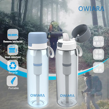 跨境货源户外净水器过滤直饮净水杯便携净水壶野外生存应急过滤器