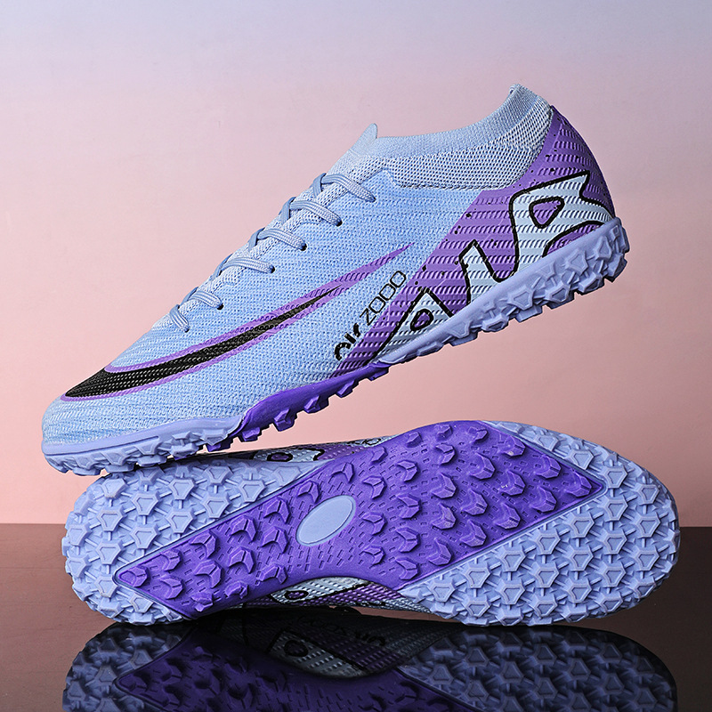 Zapatillas de Fútbol de Caña Baja para Hombre, Suela de TPR y Exterior Sintético, Transpirable, para Césped y Terrenos Al Aire Libre