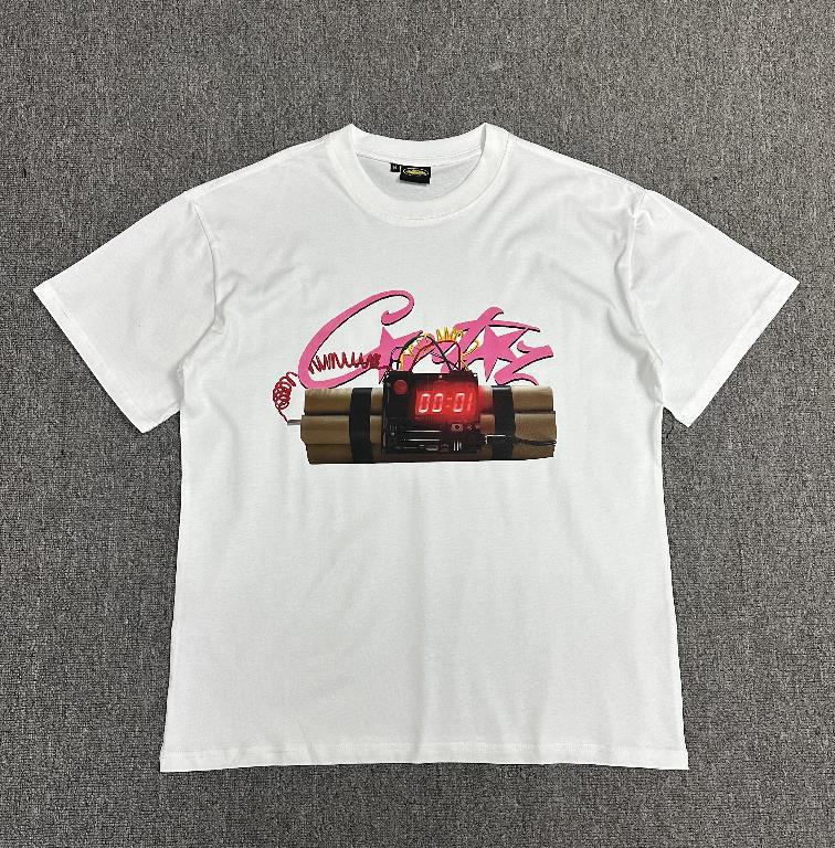 Corteiz T-shirt Time Bomb White