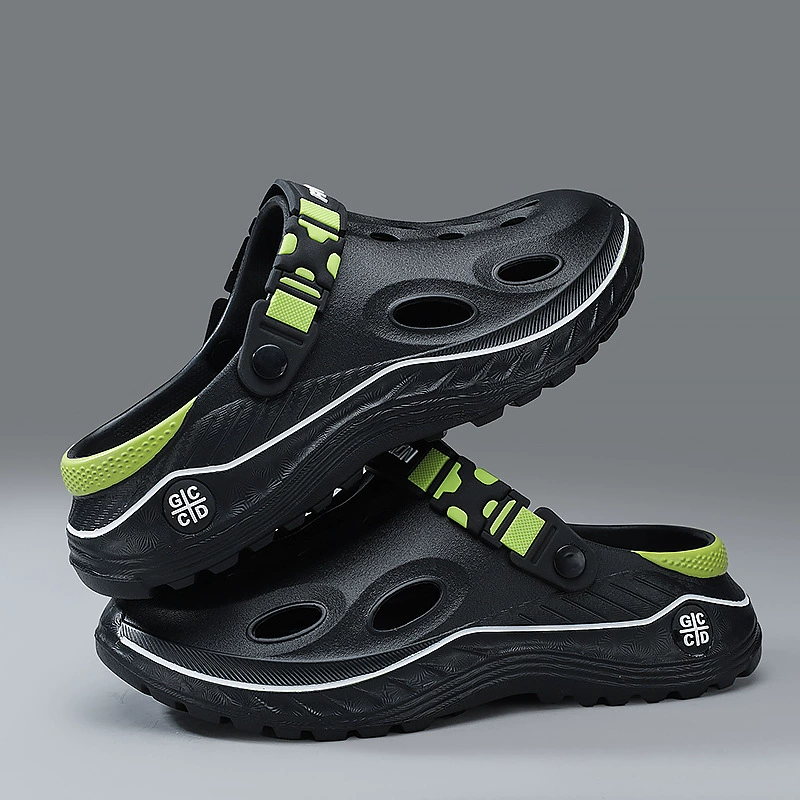 Мужские летние ботинки Croc 2025, новая модель, нескользящая толстая подошва, для улицы
