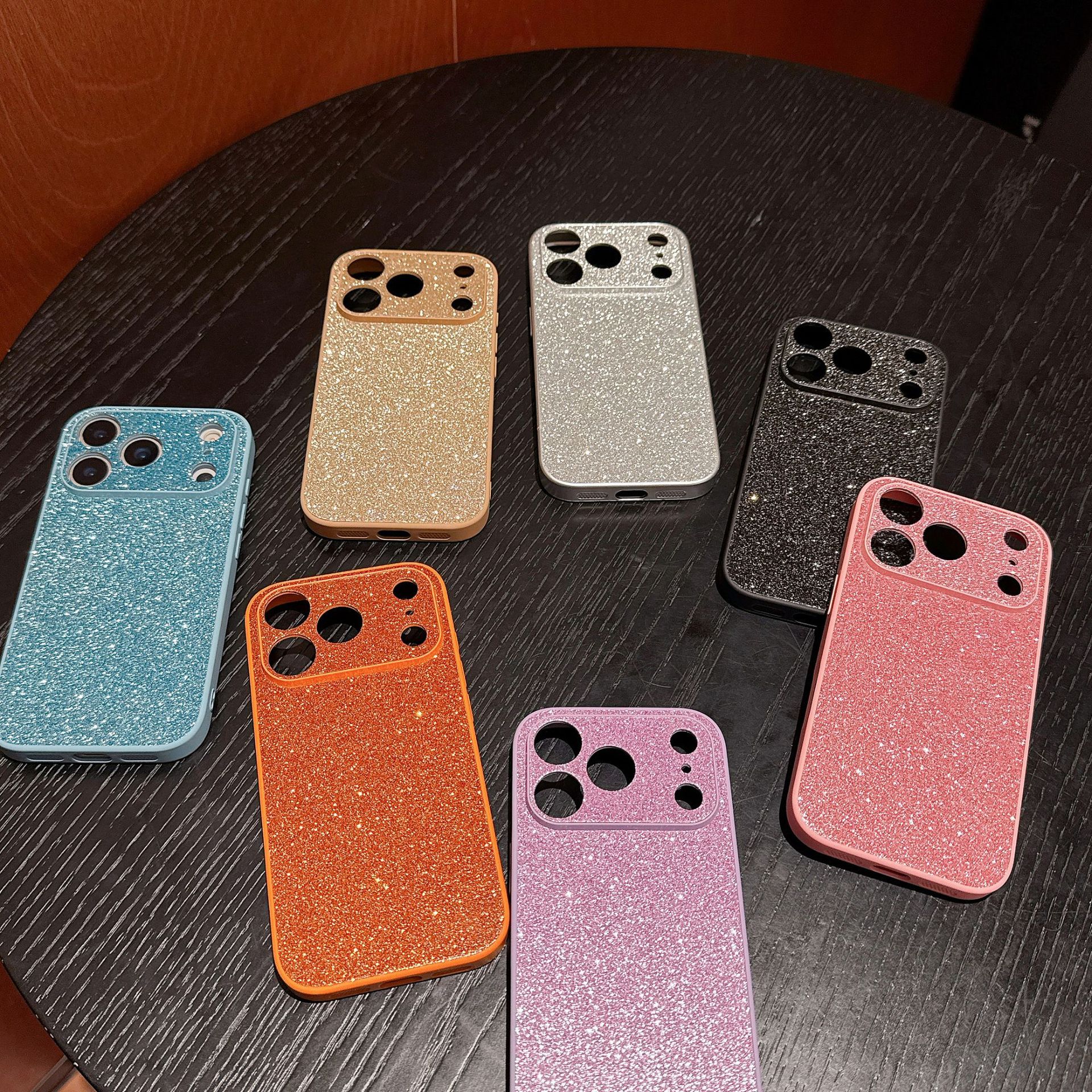 Para iPhone17 ProMax, polvo de lujo, estuche de teléfono celular, estuche de protección contra caídas, Apple 17 Premium, viento simple. image 3