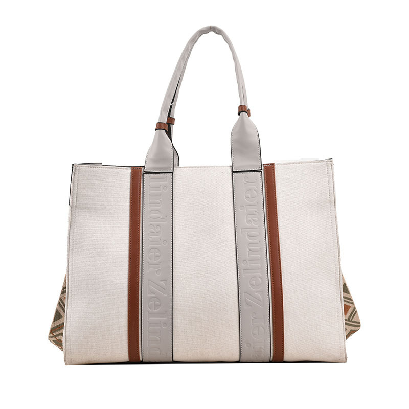 New Retro Women's Handbag Large Capacity Shoulder Bag Crossbody Color Block Tote Bag Trendy Luggage And Bags_voghion.com
